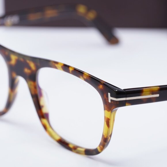 Tom Ford FT5939-B 053 Square Eyeglasses 52mm - Blonde Havana - Picture 2 of 10